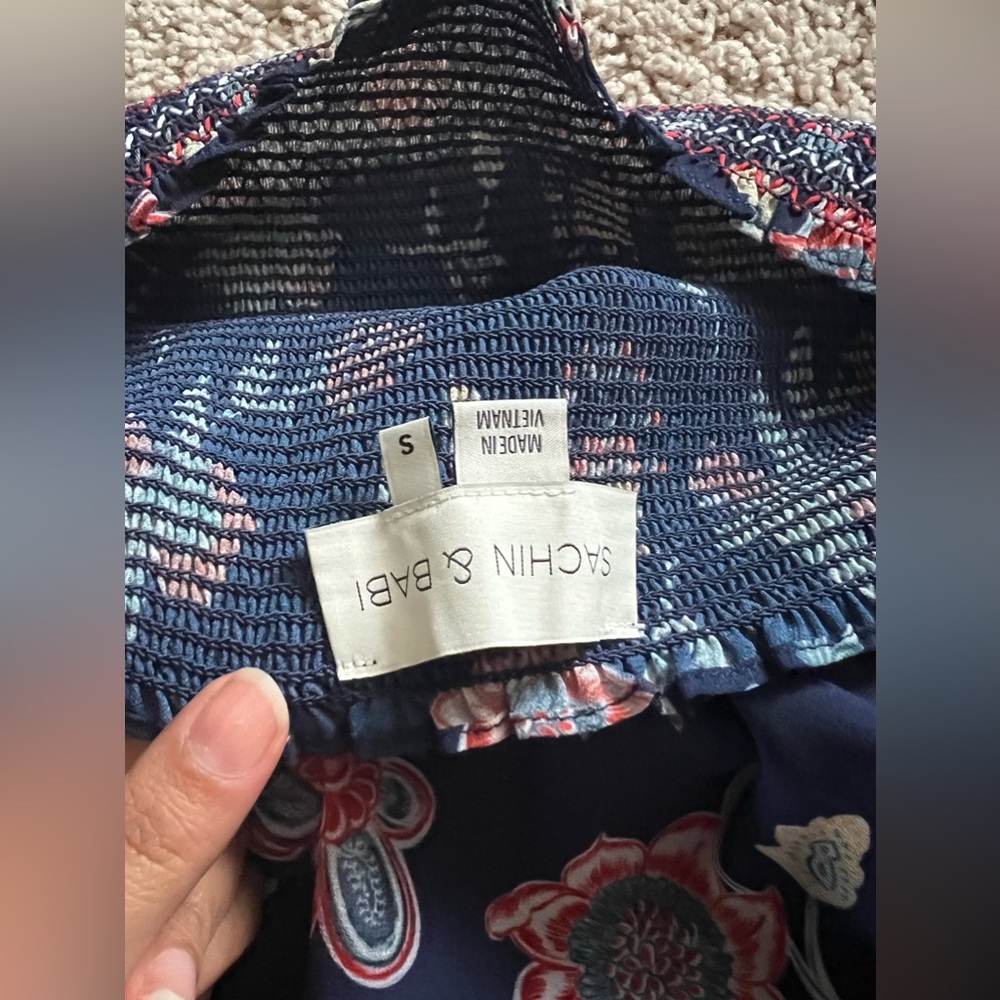 SACHIN + BABI Floral Print Mini Dress Size: S - Picture 4 of 5